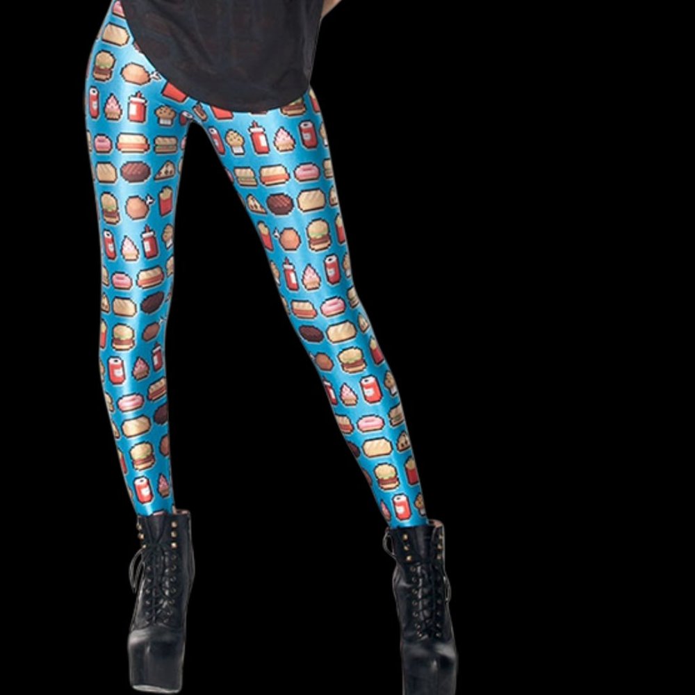 Blackmilk junkfood blue leggings